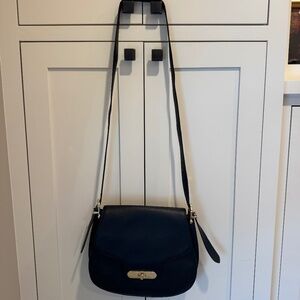 Talbots double gusset convertible cross body saddle bag